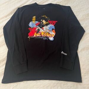 Hypland x Inuyasha Black Long Sleeve T-Shirt